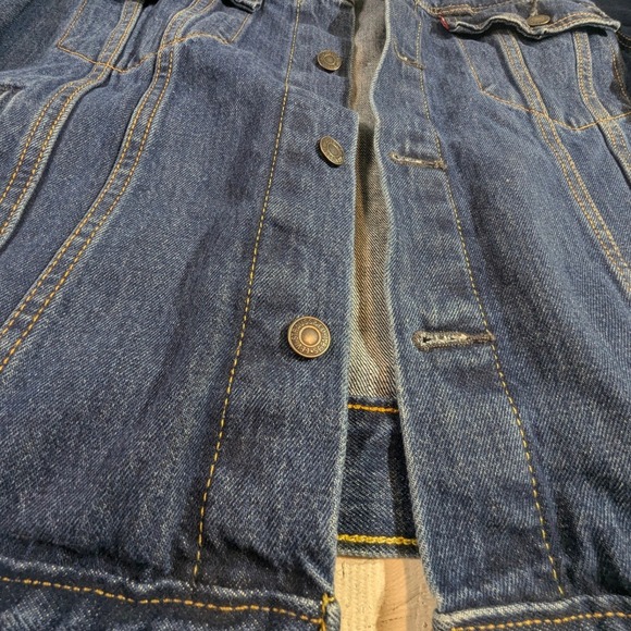 Levi Strauss & Co Trucker Jacket – Men's M Classic Blue Denim CW 1823 - Picture 13 of 13